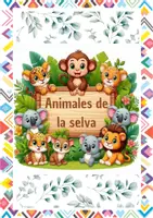 Vista previa - Tarjetas / Manipulativos - Flashcards animales de la selva - Portada