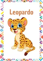 Vista previa - Tarjetas / Manipulativos - Flashcards animales de la selva - página 1