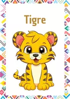 Vista previa - Tarjetas / Manipulativos - Flashcards animales de la selva - página 3