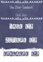Vorschau - Poster - Poster - Zitieren - Deutschunterricht - Seite 1