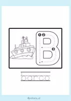 Vista previa - Manualidades / Dibujos para colorear - Abecedario para colorear y trazar - página 2