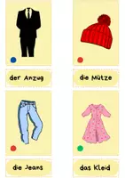 Vorschau - Arbeitsblätter - Kleidung-DaZ/DaF-Bildkarten-Arbeitsblätter - Seite 1