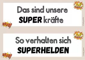 Vorschau - Poster - Klassenregeln Superhelden - inklusive Klassenvertrag - Seite 3