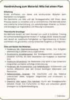 Vorschau - Fördermaterial/Inklusion - Bildkarten zum Strategietraining: Milo hat einen Plan - Seite 1