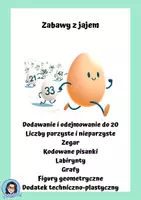 zapowiedź - Zabawy z jajem klasa 1 - obwoluta