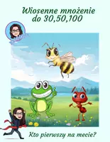 zapowiedź - 🌸 Wiosenne mnożenie – Kto pierwszy na mecie? 🐸🐝🐜 - obwoluta