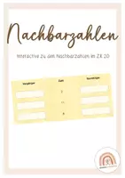 Vorschau - Arbeitsblätter - Interactives-Paket für die Orientierung im Zahlenraum bis 20 mit Vorlage - Seite 3