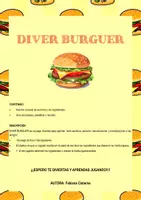 Vista previa - Hojas de trabajo - DIVER BURGUER - Portada