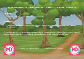Vista previa - Juegos / Gamificación - ENCONTRANDO MI HABITATS - Portada
