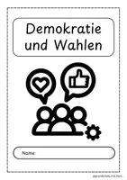 Vorschau - Stundenentwürfe - Arbeitsheft - Demokratie und Wahlen #demokratiestärken - Seite 1