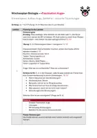 Vorschau - Stundenentwürfe - Unterrichtsplanung: Faszination Auge - Unterrichtsreihe - Biologie - Seite 1