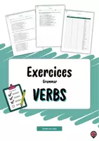Vorschau - Arbeitsblätter - Übungen zu den Verbformen im Englischen: Vergangenheit, Gegenwart und Zukunft - Deckblatt