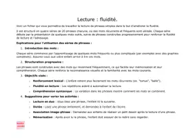 Aperçu - Feuilles d'exercices - fluidité en lecture - niveau 3 - Page de couverture