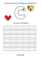 anteprima - Esercizi - CA-CO-CU-GA-GO-GU - Esercizi facilitati - Pagina 1