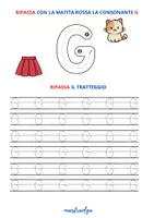 anteprima - Esercizi - CA-CO-CU-GA-GO-GU - Esercizi facilitati - Pagina 2