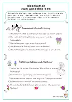 Vorschau - Mal- und Bastelvorlagen - Aufgabenkarten zum kreativen Schreiben; Thema Frühling - Seite 2