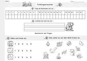 Vorschau - Unterrichtsreihen - Lesespur Frühling, Lesen Klasse 1, 2, 3, 4, Frühblüher und Tiere - Seite 3