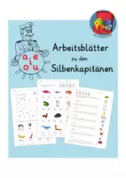 Vorschau - Arbeitsblätter - Arbeitsblätter zu den Silbenkapitänen - Deckblatt