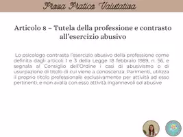 anteprima - Altro tipo di materiale - Articolo 8 del Codice Deontologico (PPV) - Pagina 1