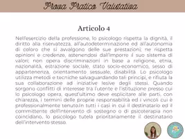 anteprima - Altro tipo di materiale - Articolo 4 del Codice Deontologico (PPV) - Pagina 1