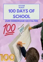 Vorschau - Mal- und Bastelvorlagen - FREEBIE: 100 days of school / 100 Tage Schule Plakat - Deckblatt