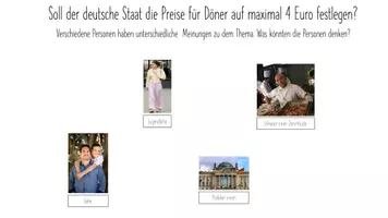 Vorschau - Arbeitsblätter - Arbeitsblätter: Schriftlich Argumentieren - Sollfrage Döner 4€ - Seite 2