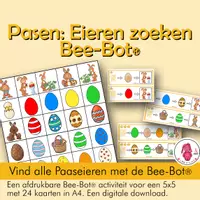 Voorbeeld - BEEBOT ® mat PASEN activiteit: Breng Paasei met Bee bot naar de Paashaas - Voorblad