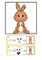 Vorschau - Bildkarten - Bee-Bot® Bodenmatte Osteraktion: Gefühle erkennen mit Bee Bot & Osterhase - Seite 3