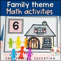 Voorbeeld - Preschool Family Theme printables | Montessori Toddler math activities | SPED - Voorblad