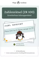 Vorschau - Stationenlernen - Zahlenrätsel im Zahlenraum 100 - Deckblatt