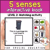 Voorbeeld - Montessori Five senses matching activity | Sense of smell adapted book SPED - Pagina 2