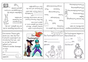 Vorschau - Arbeitsblätter - Was ist Fasching? Ethik Deutsch 3. Klasse #faschingbeieduki - Seite 3