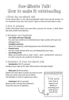 Vorschau - Arbeitsblätter - One-Minute Talk / Anleitung Klasse 7 8 - Deckblatt