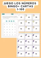 Vorschau - Spiele - 2 Juegos Bingo + Cartas Números 1-100 - Deckblatt