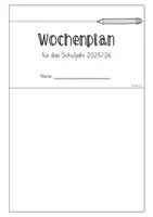 Vorschau - Arbeitsblätter - Wochenplan zum Selbsterstellen: selbstständig die Woche planen - Seite 3