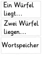 Vorschau - Arbeitsblätter - Wortspeicher Würfelgebäude - Seite 3
