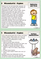 Vorschau - Arbeitsblätter - Hygiene und Körperpflege - Wissenskartei und Arbeitsheft - Seite 2