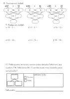 Vista previa - Hojas de trabajo - 2º EP LA RESTA Y LA HORA (METODLOGÍA OAOA - MATEMÁTICAS NEWTON) - página 1
