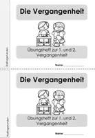 Vorschau - Arbeitsblätter - Übungsheft zur 1. und 2. Vergangenheit - Seite 1