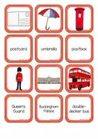 Vorschau - Stationenlernen - Spielkarten: London Sights (für Stop & Swap, Matching Pairs uvm.) - Seite 1