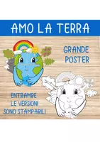 anteprima - Poster - 🌍 Poster “Amo la Terra” per Giornata della Terra - Pagina di copertina