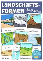 Vorschau - Poster - Landschaftsformen Bildkarten Sachunterricht Erdkunde - Deckblatt