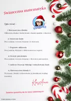 zapowiedź - 📌 Świąteczna matematyka – karty pracy dla klasy 2 🎄🎁 - strona 1