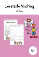 Vorschau - Arbeitsblätter - Lesetext Fasching 1-2 Klasse - Deckblatt