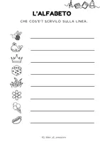 anteprima - Esercizi - L'ALFABETO - Pagina 1