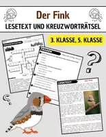 Vorschau - Spiele - Der Fink: Leseverständnis und Kreuzworträtsel mit Lösungen - Deckblatt