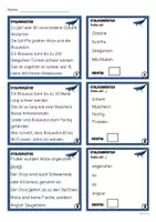 Vorschau - Arbeitsblätter - Leseband: Stolpersätze und Interaktives Quiz zum Thema Wale - Seite 2