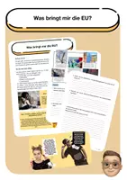 Vorschau - Arbeitsblätter - Was bringt mir die EU? (EU und ich.) - Deckblatt