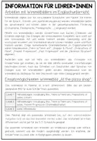 Vorschau - Arbeitsblätter - AT THE PIZZA SHOP - Wimmelbild + Aufgaben (Englisch 3.-5. Schulstufe) - Seite 1