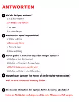 Vorschau - Arbeitsblätter - Der Spatz: Leseverständnis und Kreuzworträtsel mit Lösungen - Seite 3